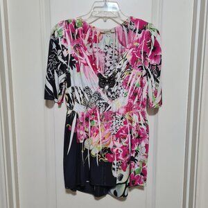 One World Embellished Butterfly Top, Small